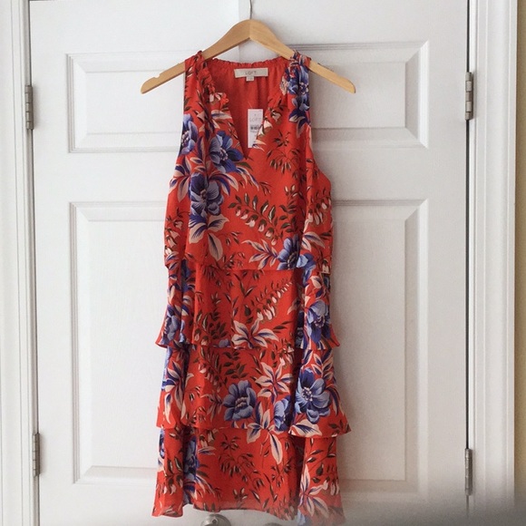 Ann Taylor LOFT Blossom Tiere Dress - Picture 1 of 5